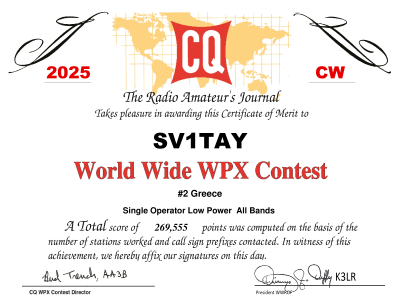 CQ WPX 2025 CW